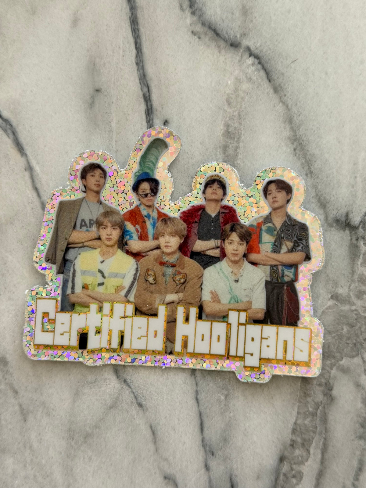 Certified Hooligans Glitter Sticker