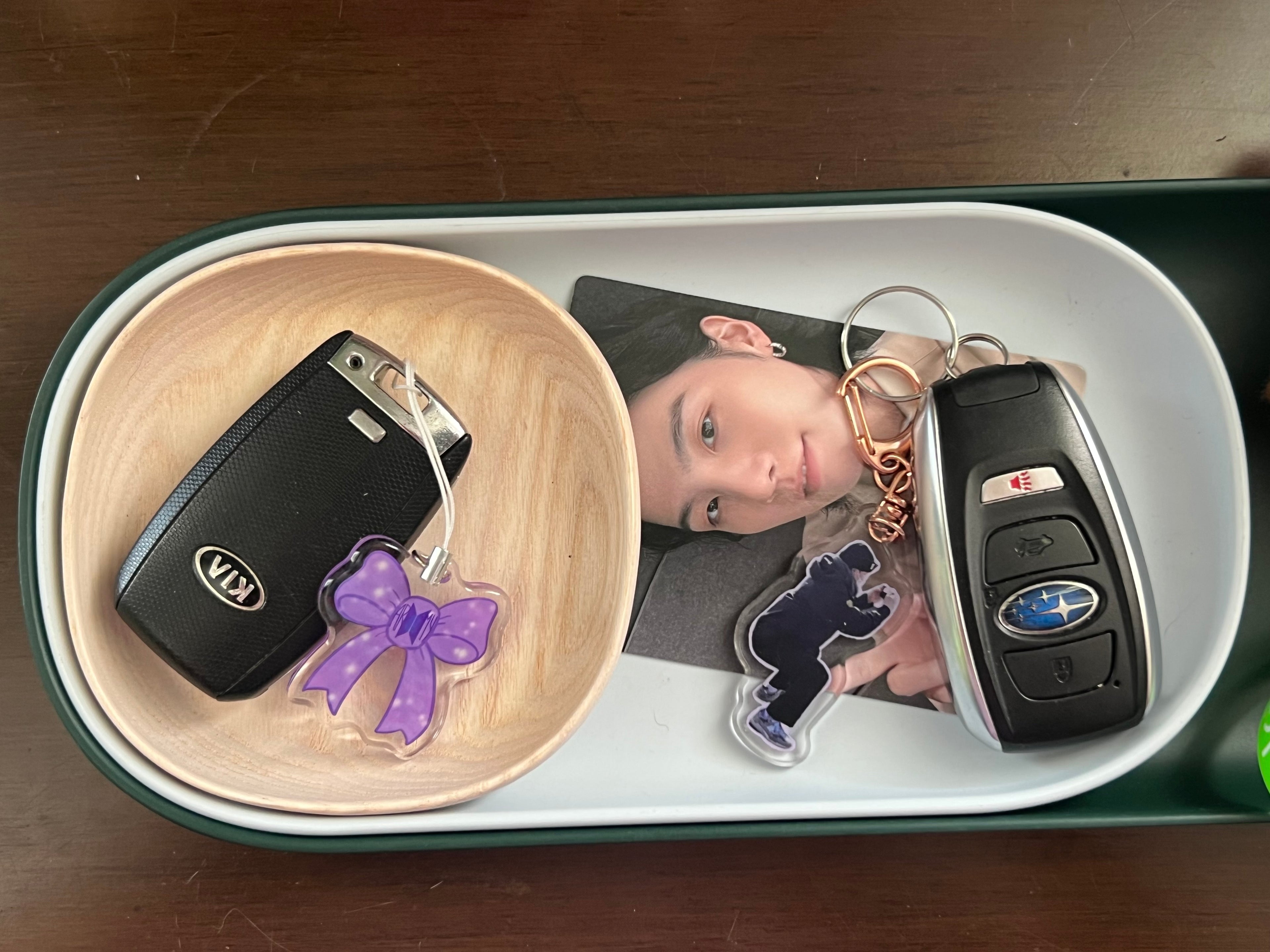 Squatting Rapper Keychain
