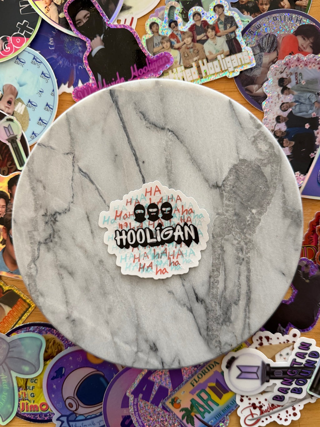 Hooligan Clear Cut Sticker