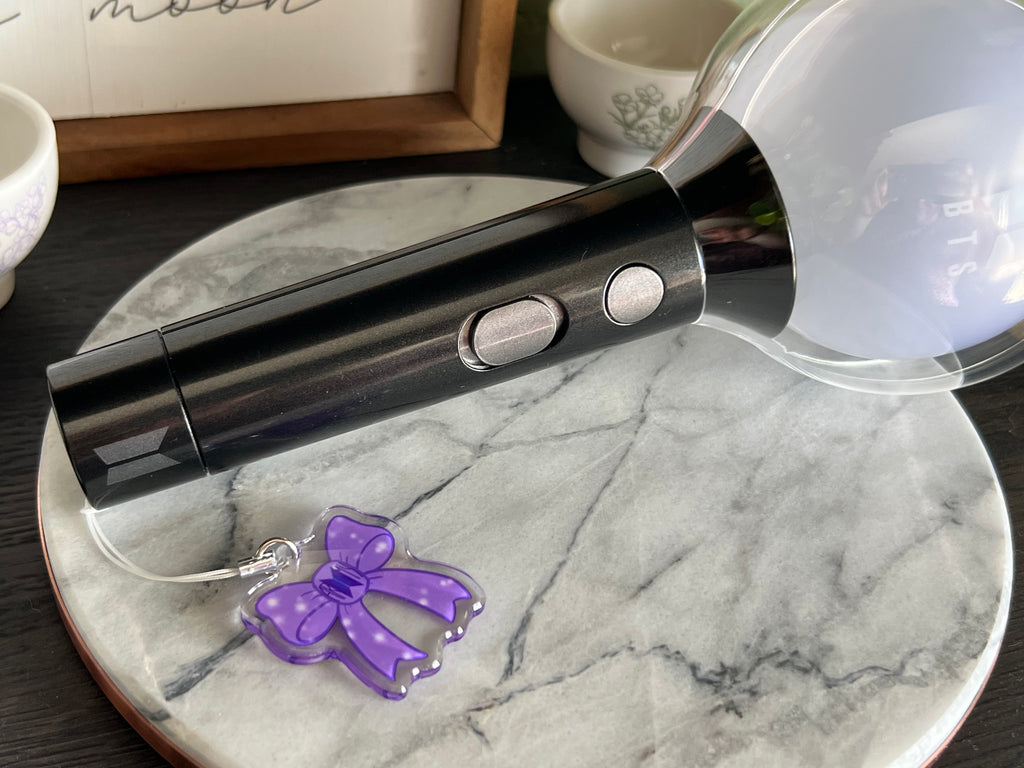 Purple Ribbon Project Phone/Light-stick Charm