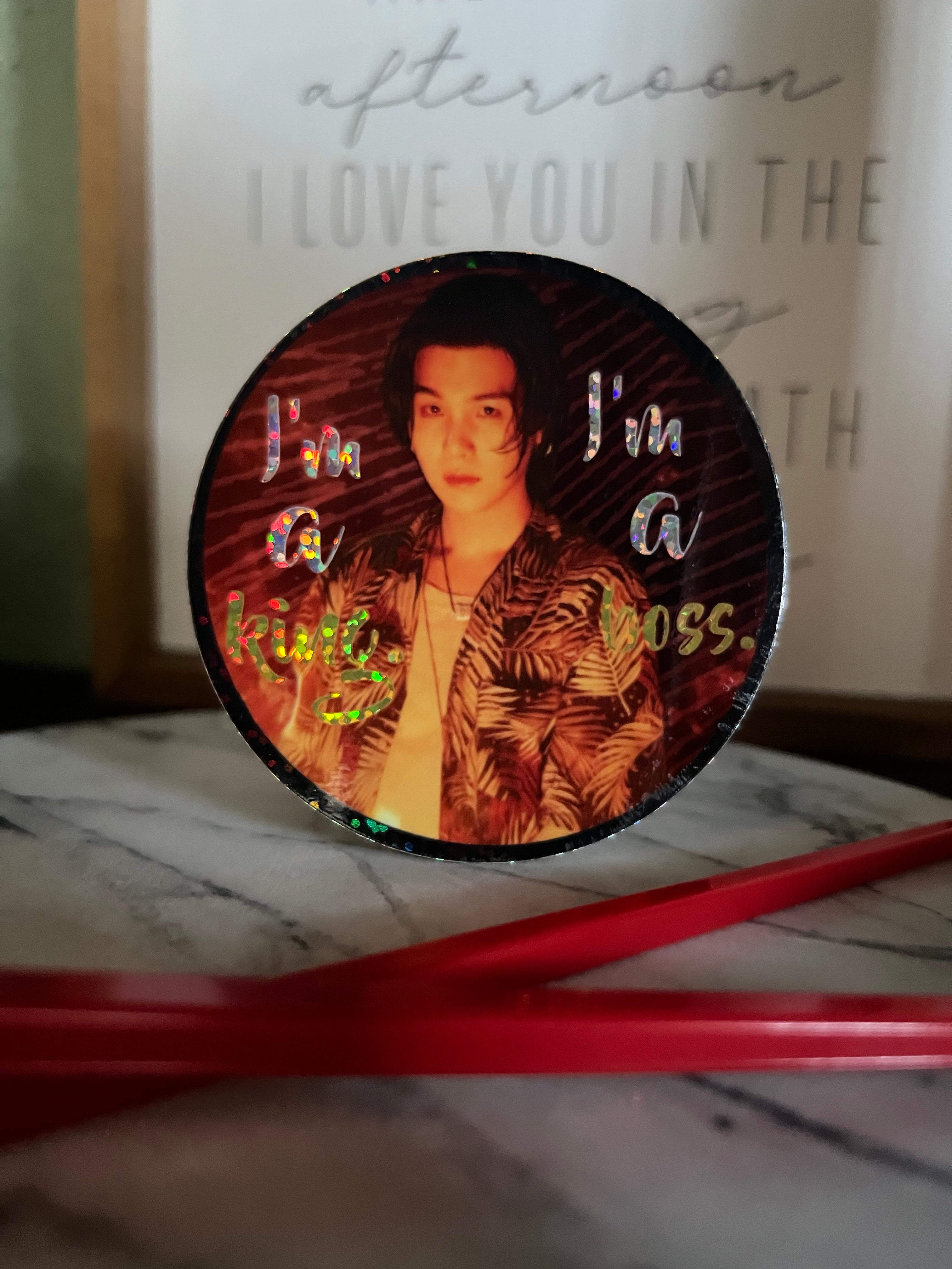 Boss King Rapper Sticker