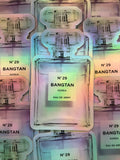 No. 29 Holographic Perfume Bottle Sticker Limited Release