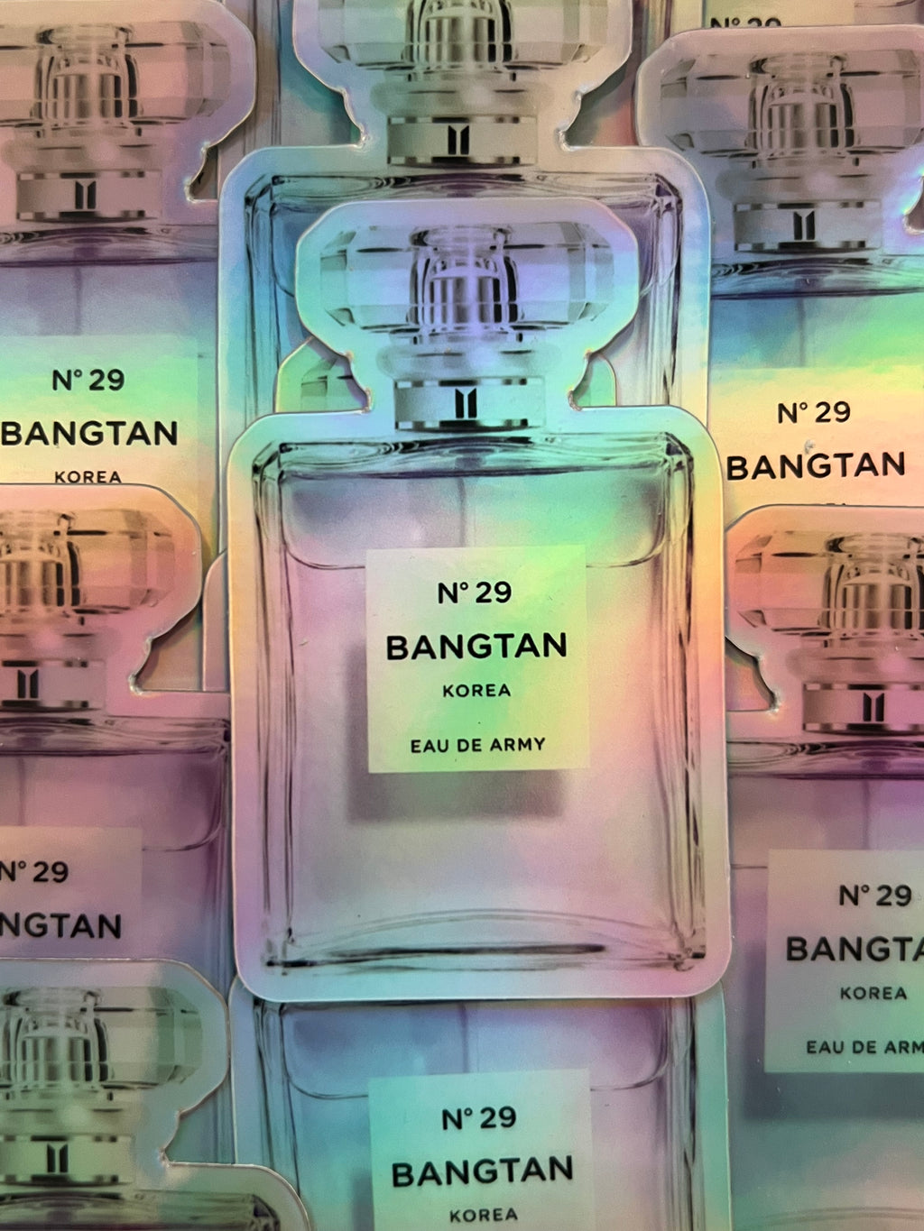 No. 29 Holographic Perfume Bottle Sticker Limited Release