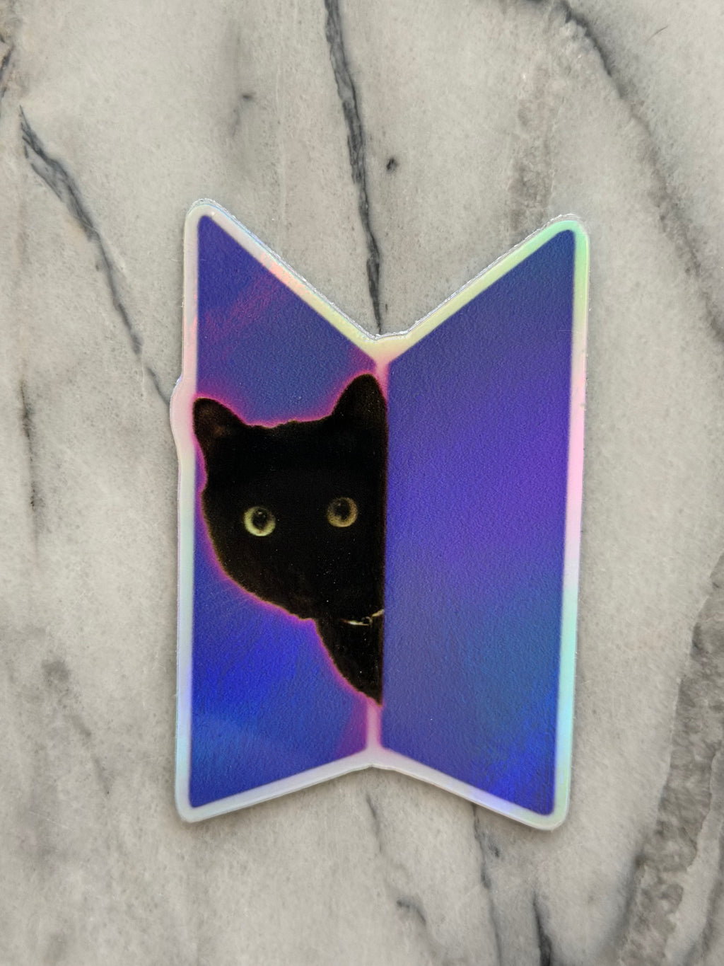 Peeking Tang Holographic Sticker