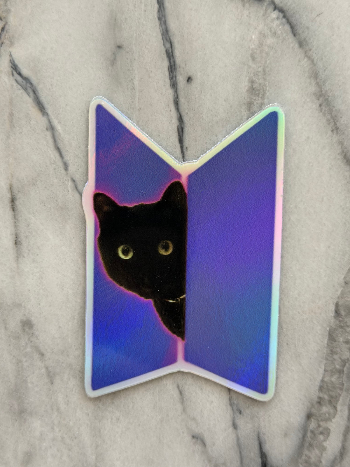 Peeking Tang Holographic Sticker