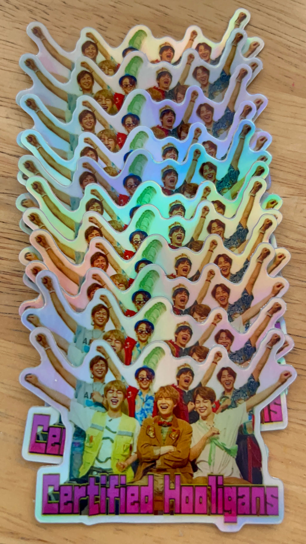 Certified Hooligans Holographic Sticker