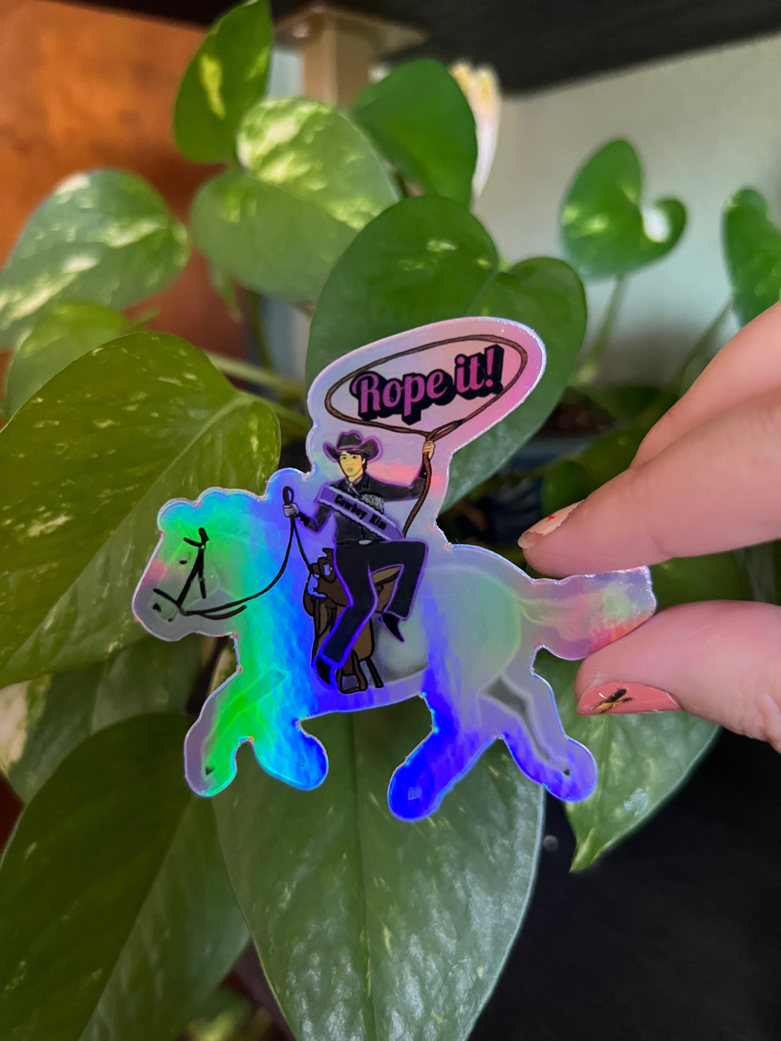 K-Pop Cowboy Kim “Rope It” Sticker
