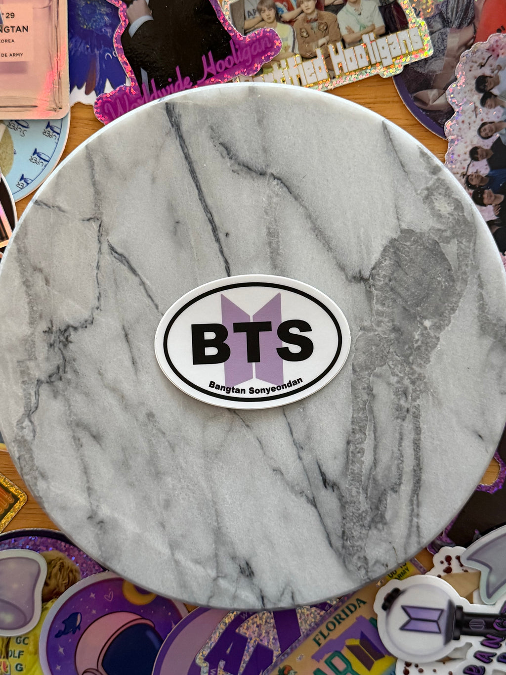 ARMY-Inspired CTY-Style Oval Sticker