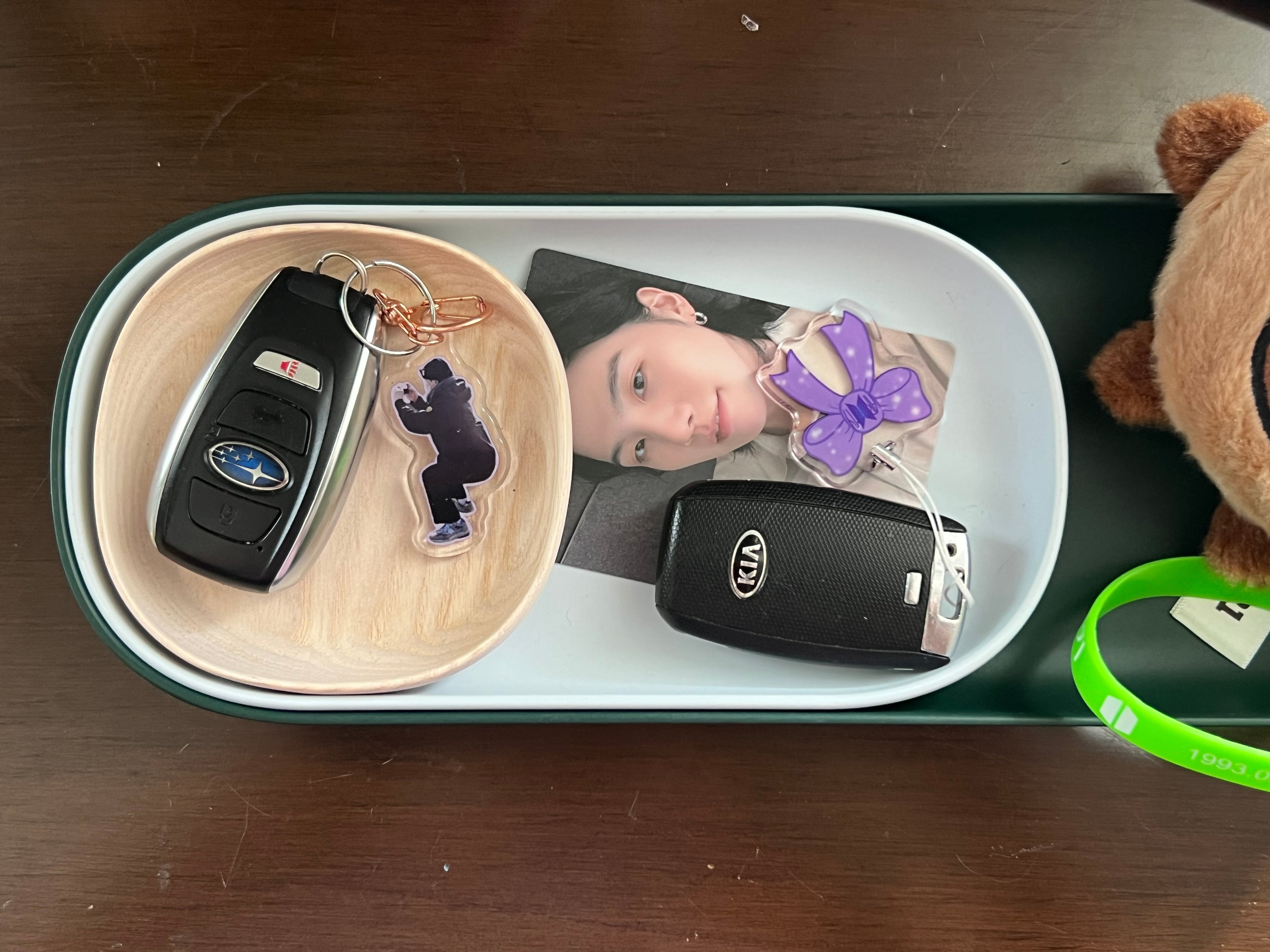 Squatting Rapper Keychain