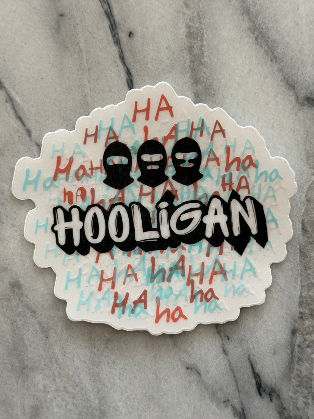 Hooligan Clear Cut Sticker