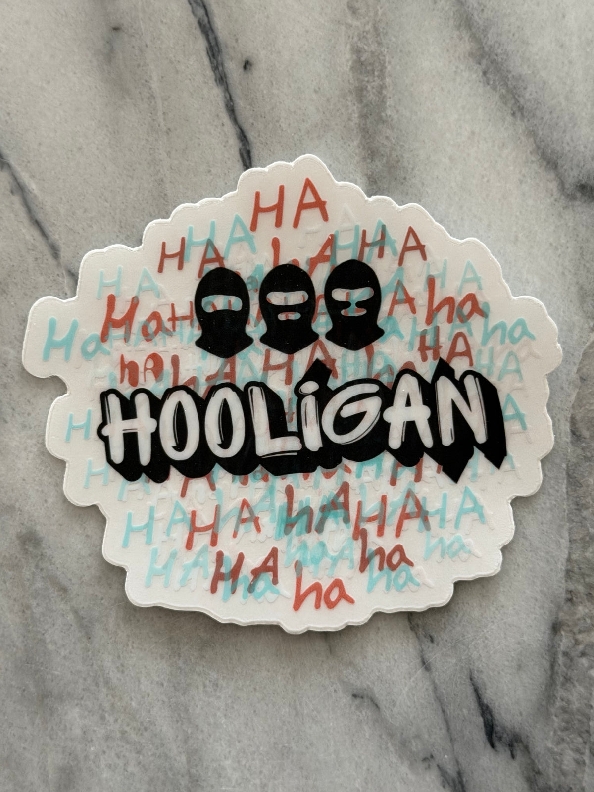 Hooligan Clear Cut Sticker