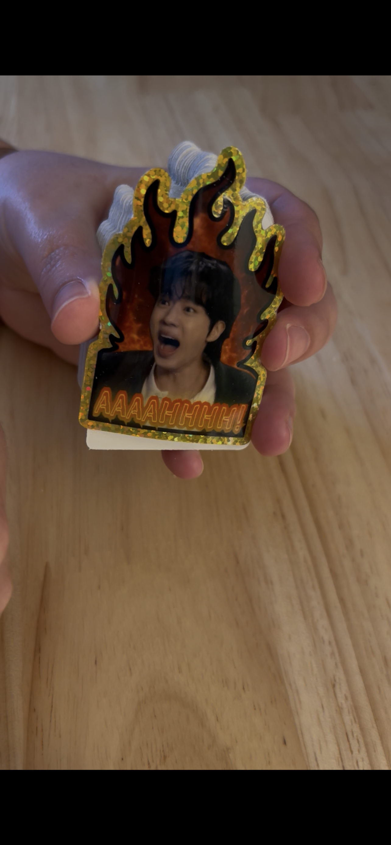 Worldwide Handsome Crashout ✨ Sparkle Effect Sticker