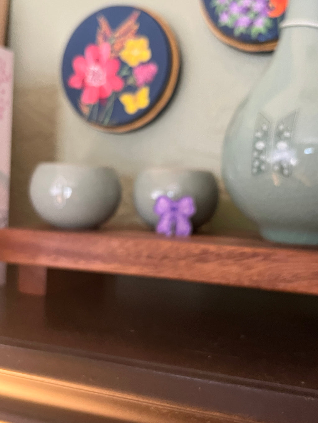Purple Ribbon Project Logos Bow Pin