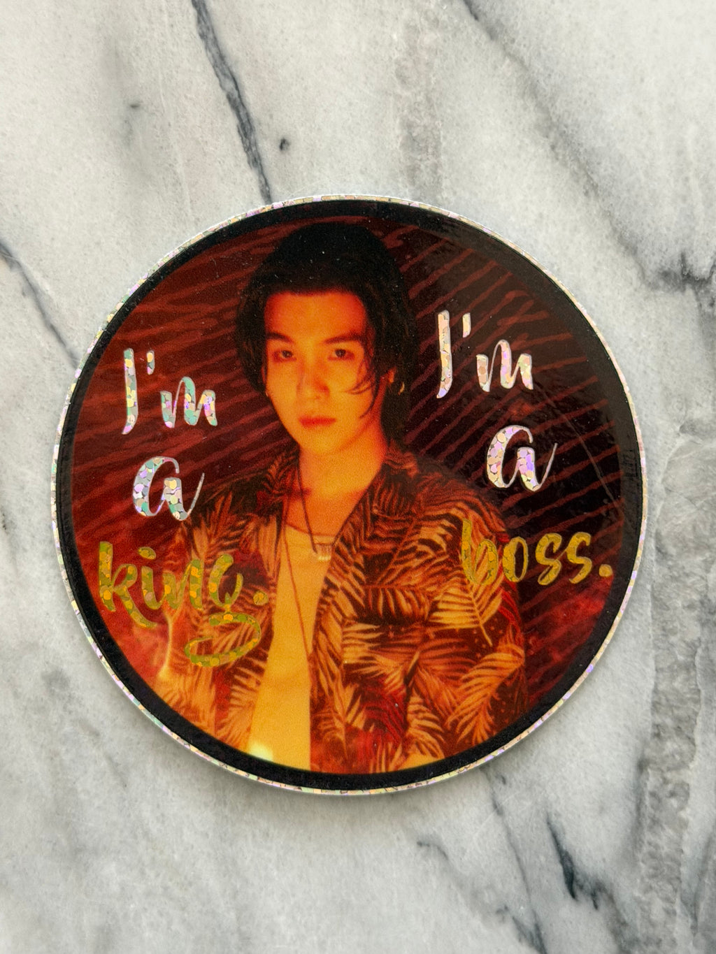Boss King Rapper Sticker