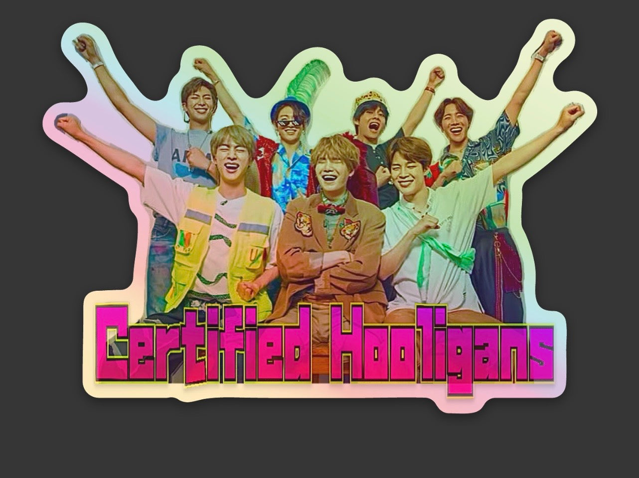 Certified Hooligans Holographic Sticker