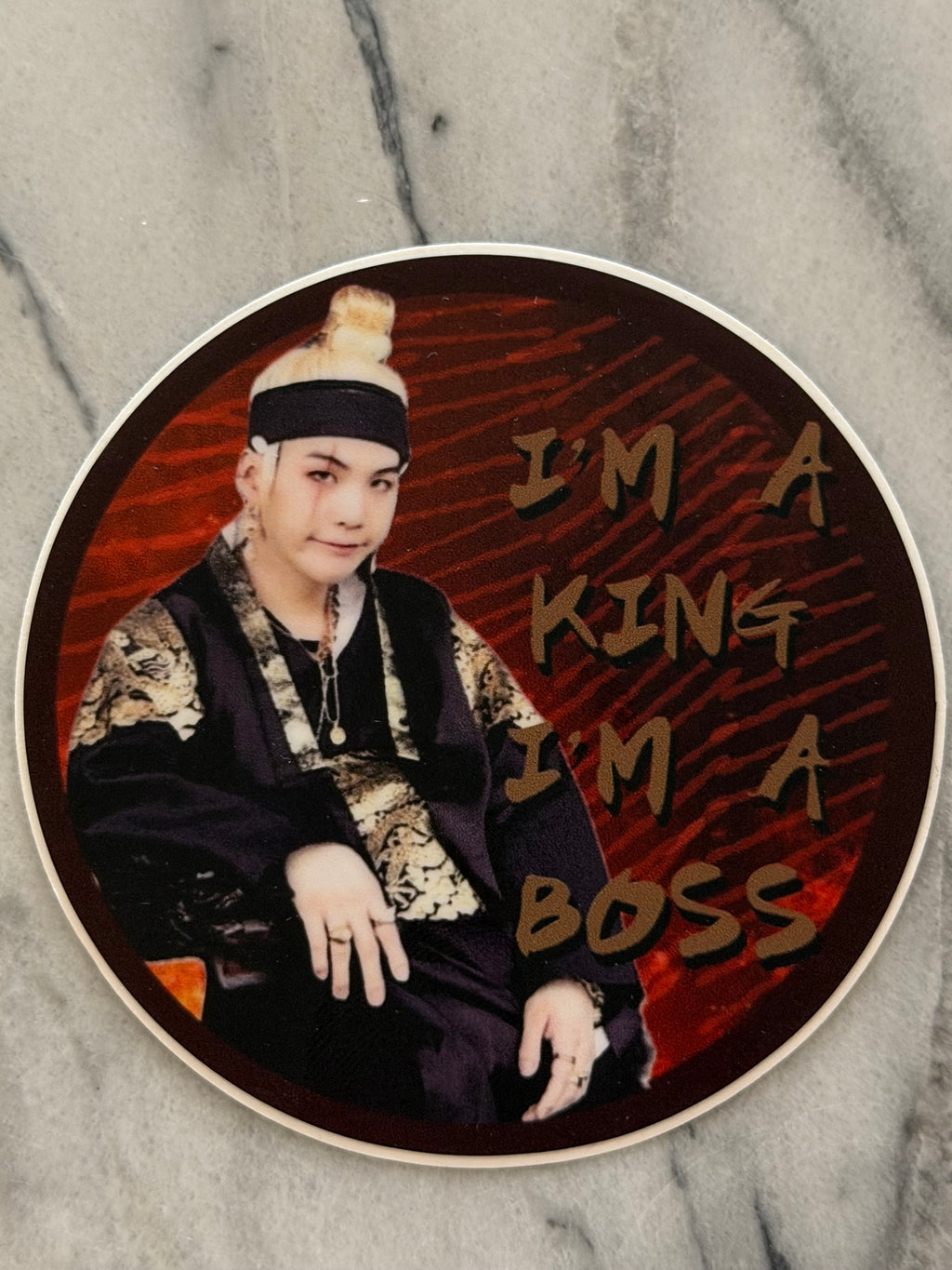 New Design Boss King Rapper Sticker