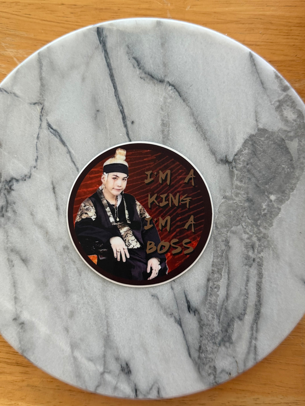 New Design Boss King Rapper Sticker