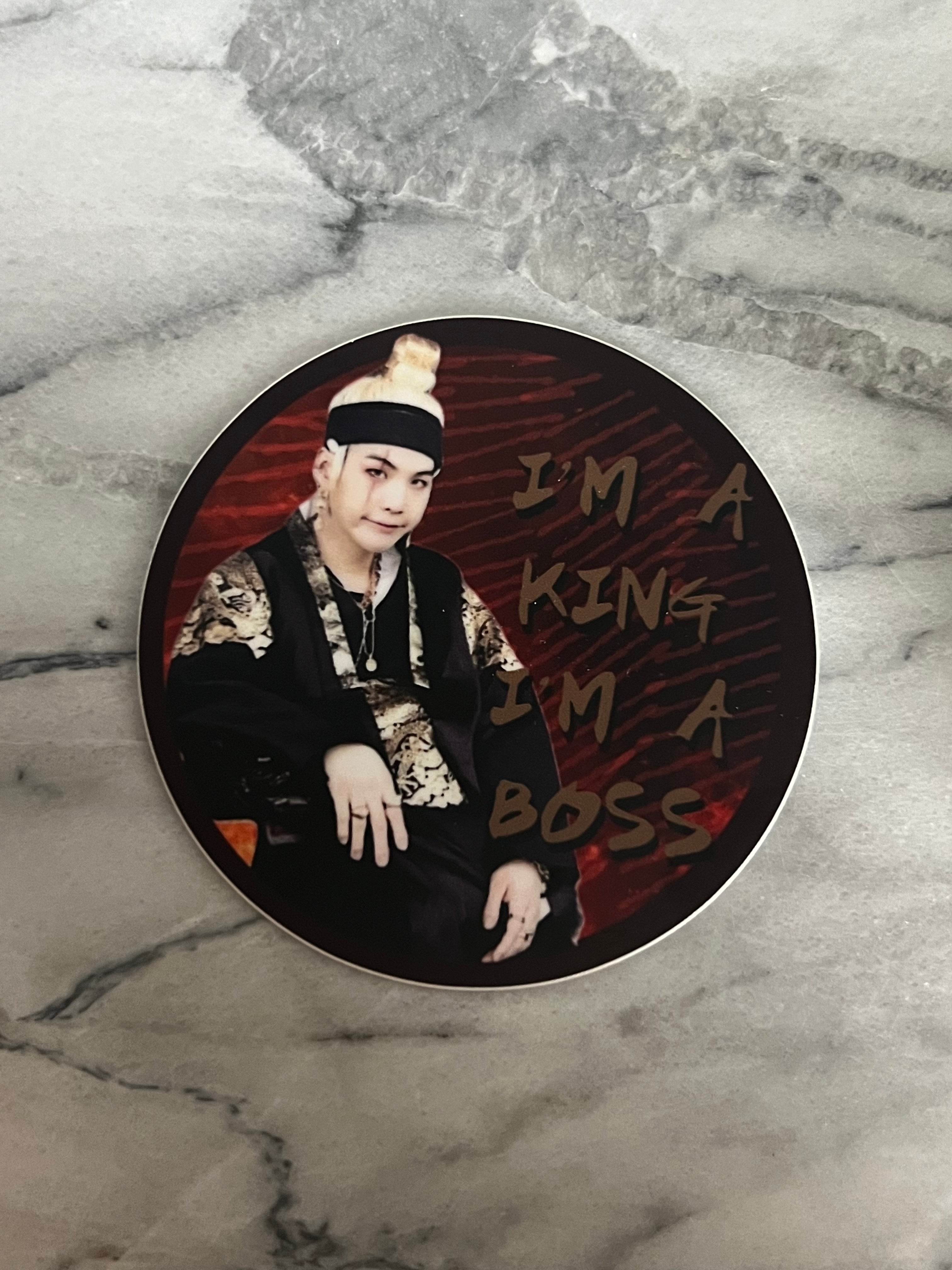 New Design Boss King Rapper Sticker