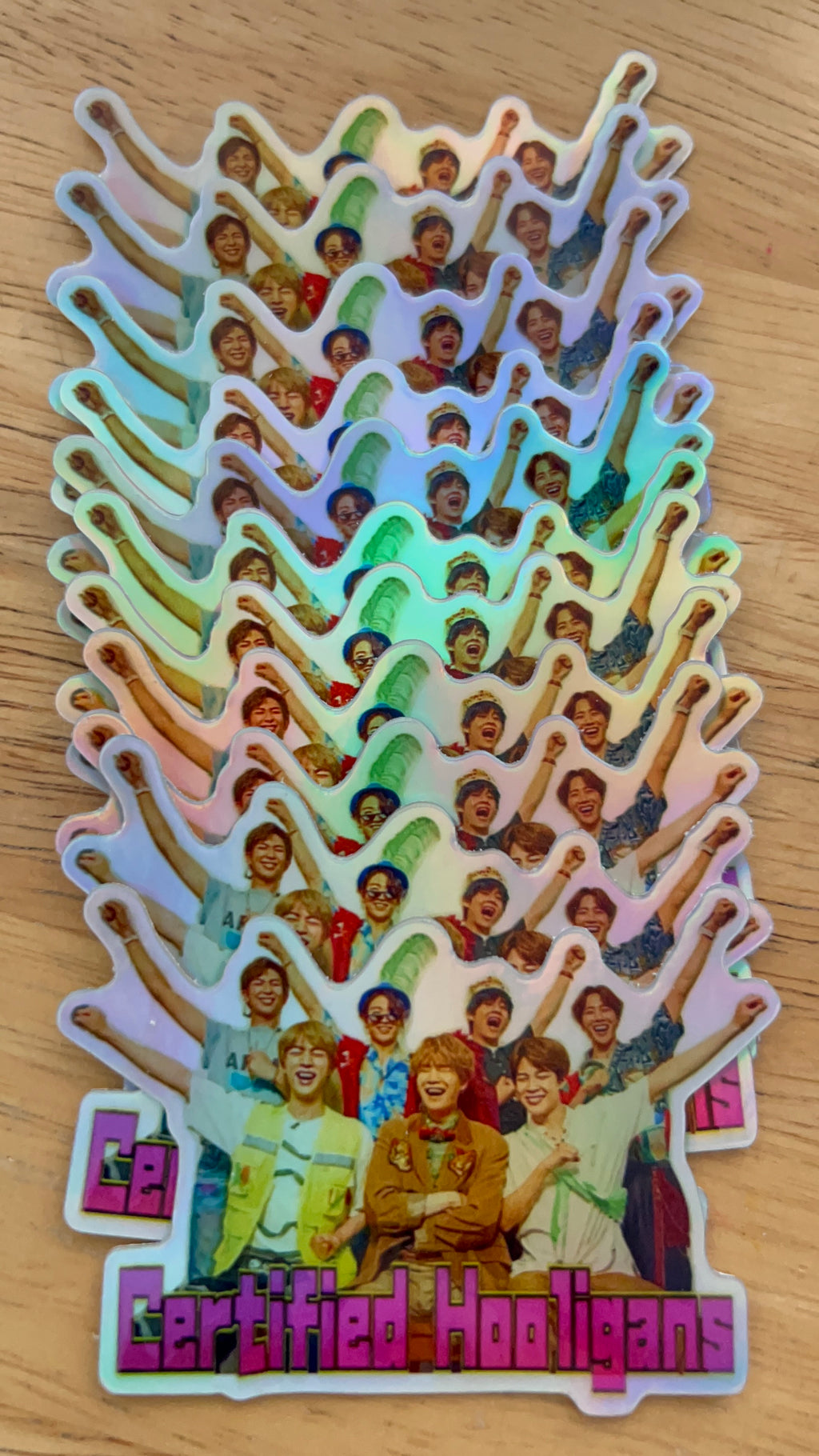 Certified Hooligans Holographic Sticker