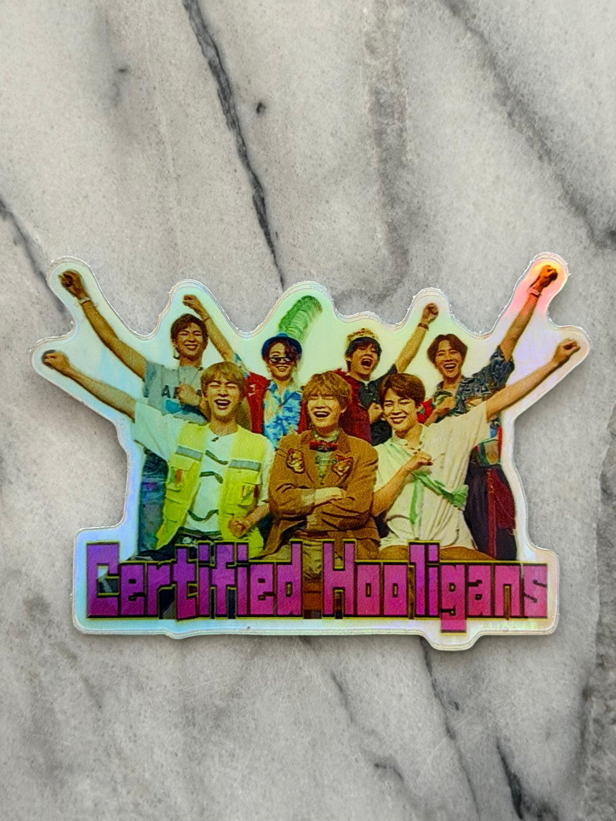 Certified Hooligans Holographic Sticker