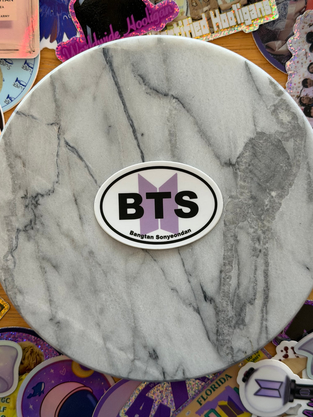 ARMY-Inspired CTY-Style Oval Sticker