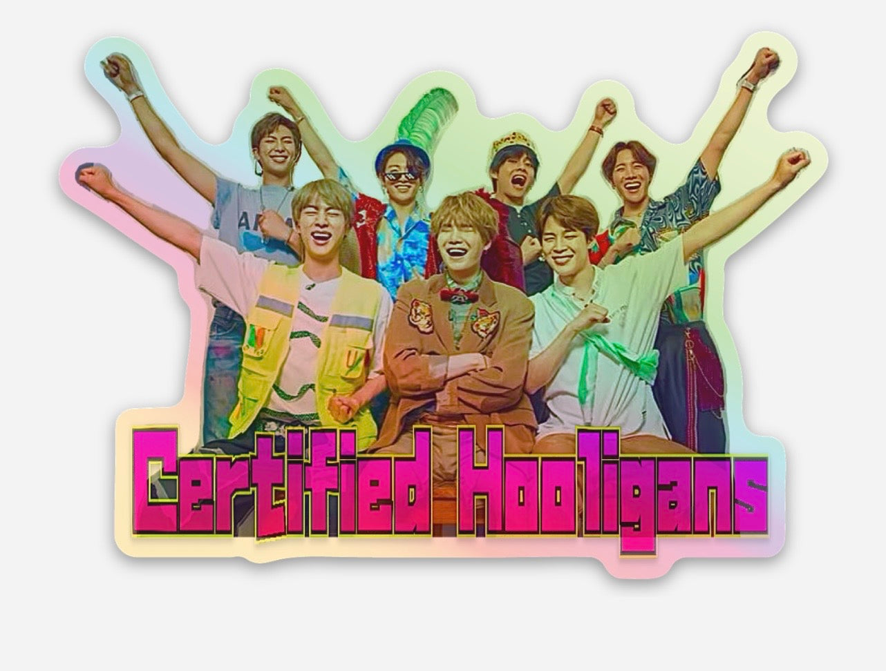 Certified Hooligans Holographic Sticker