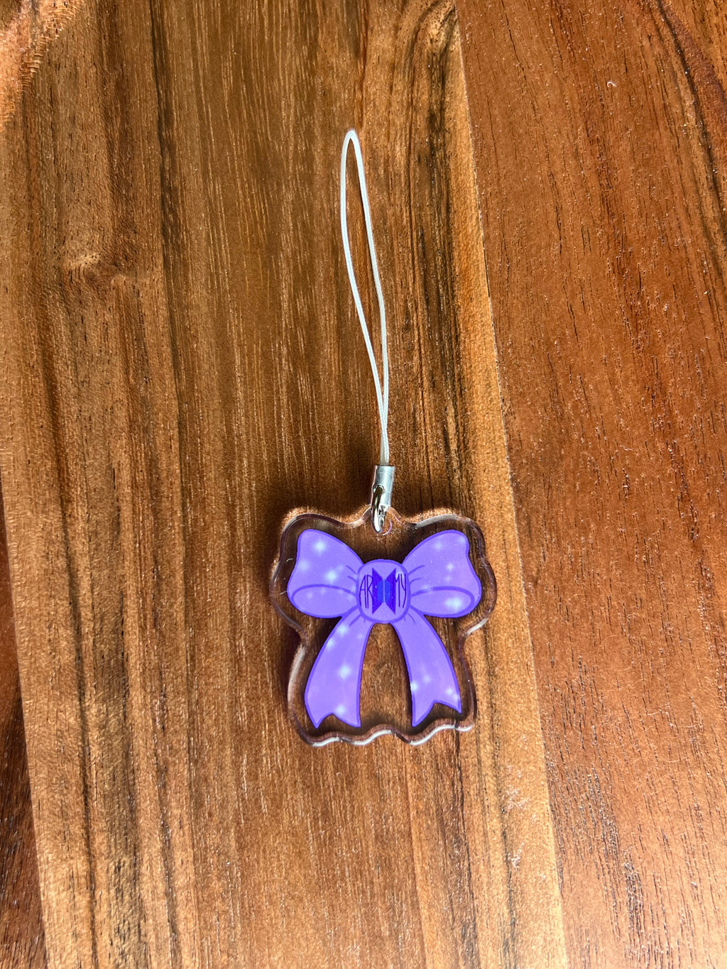 Purple Ribbon Project Phone/Light-stick Charm