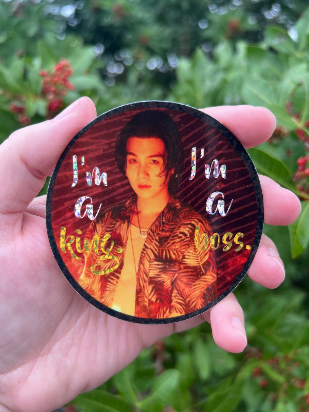 Boss King Rapper Sticker