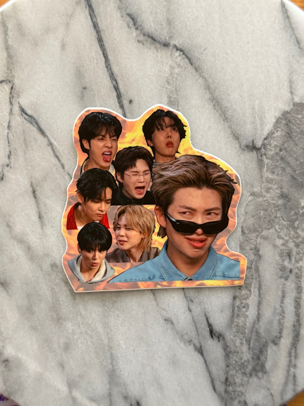 Spicy Hot Ones Chaos Vinyl Sticker