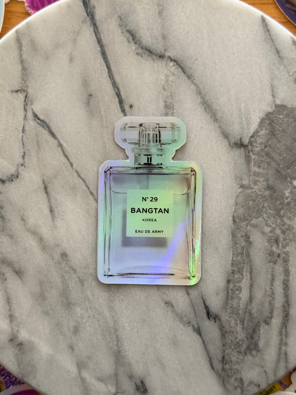 No. 29 Holographic Perfume Bottle Sticker Limited Release