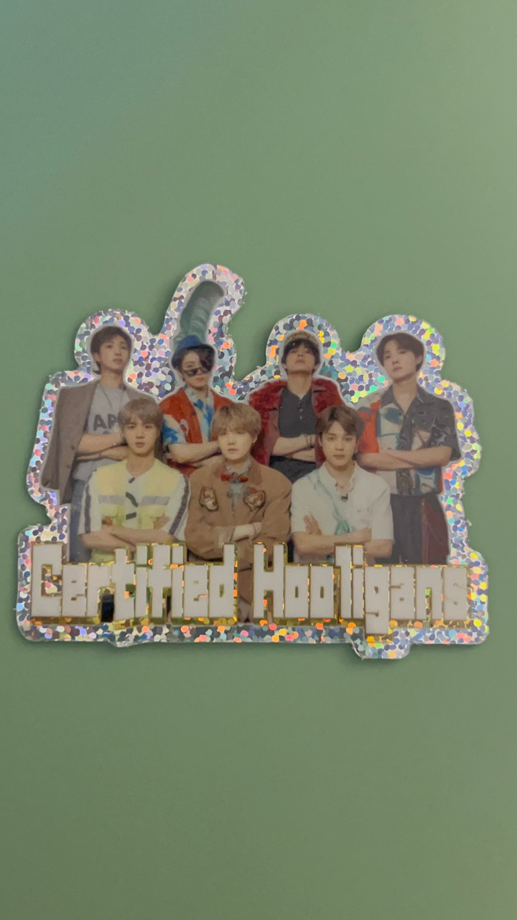 Certified Hooligans Glitter Sticker