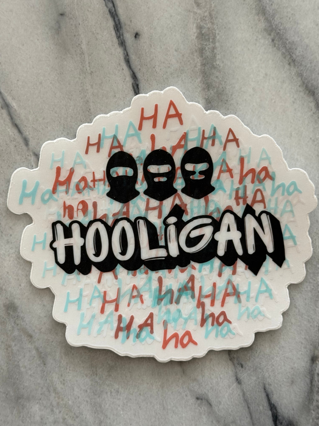 Hooligan Clear Cut Sticker