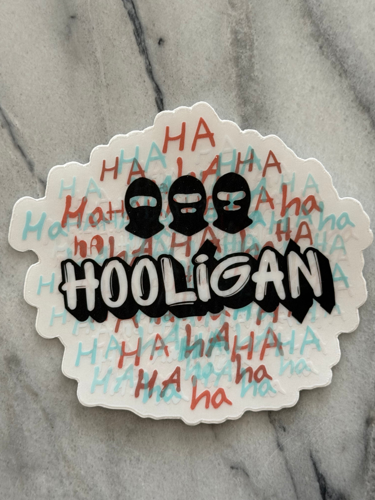 Hooligan Clear Cut Sticker