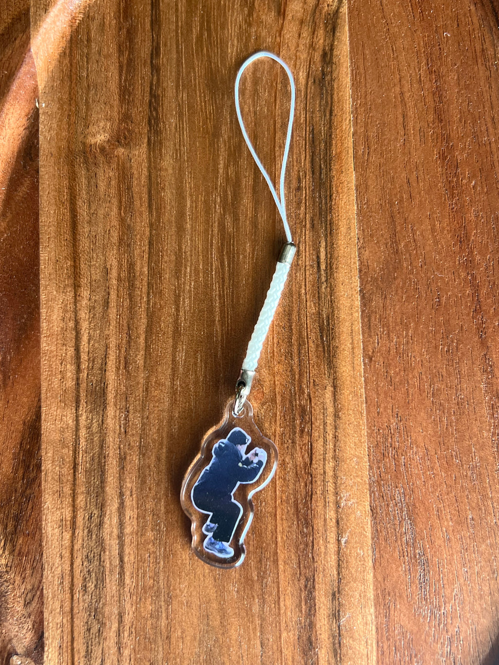Squatting Rapper Phone/Lightstick Charm