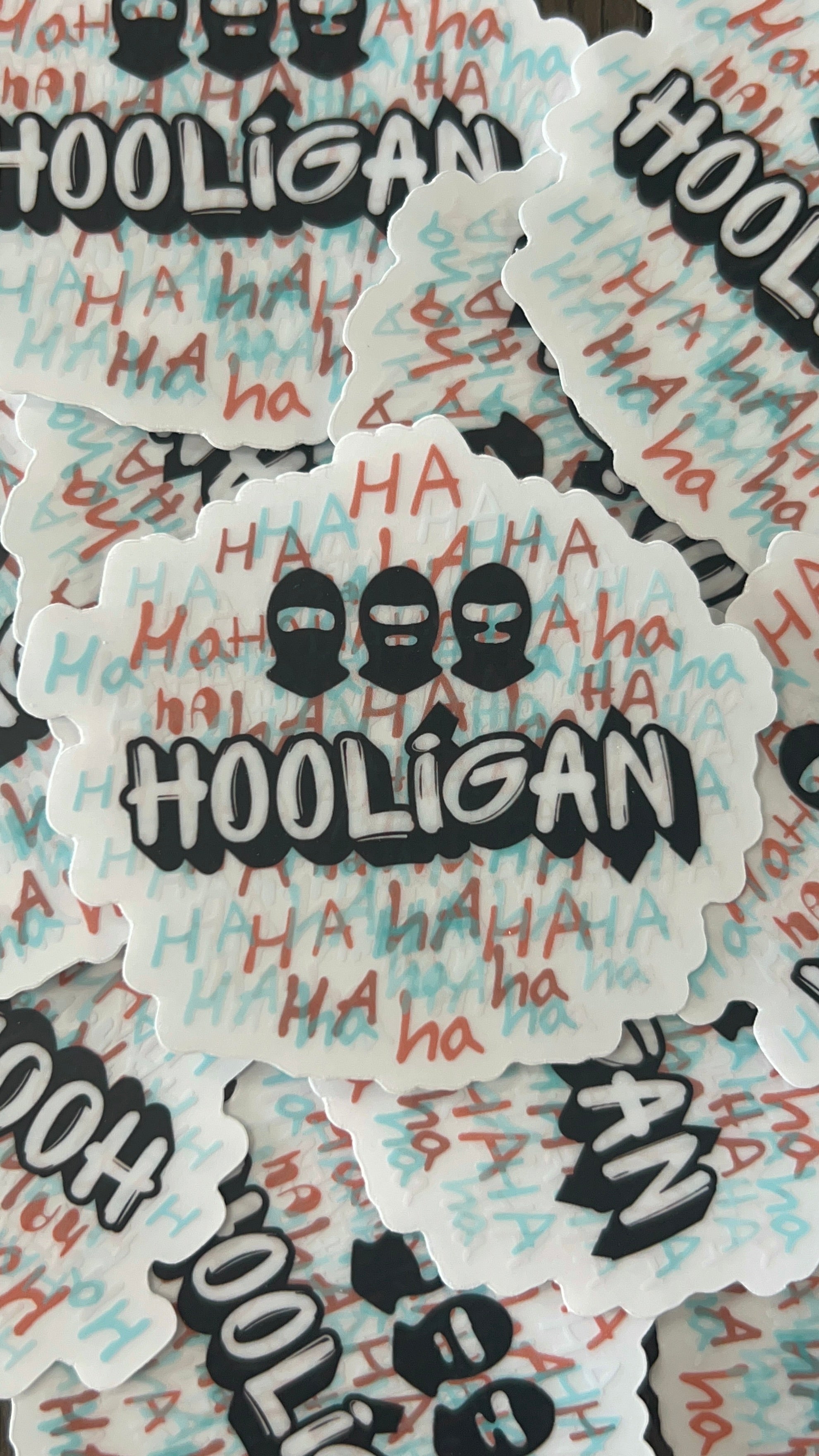 Hooligan Clear Cut Sticker