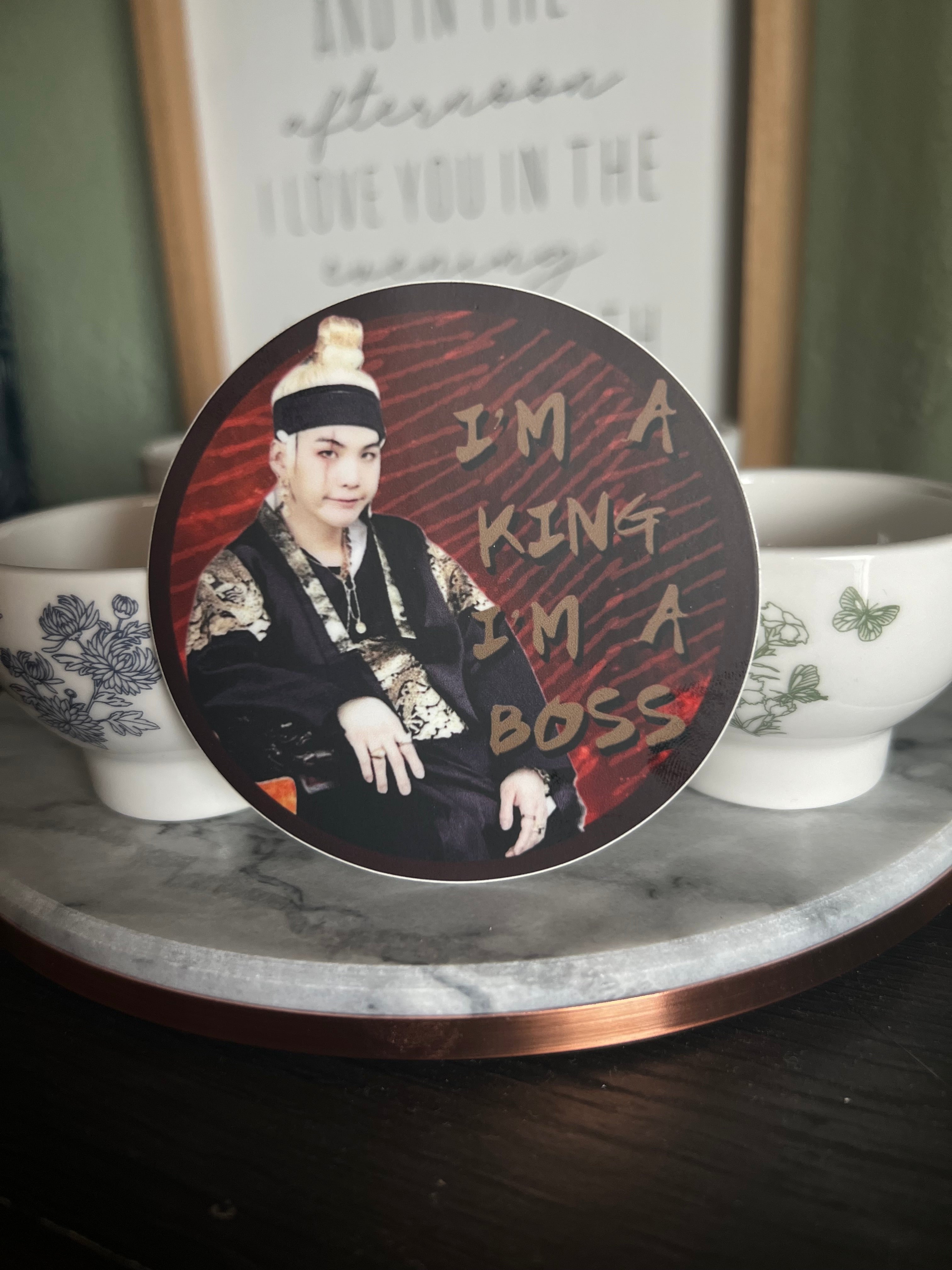 New Design Boss King Rapper Sticker
