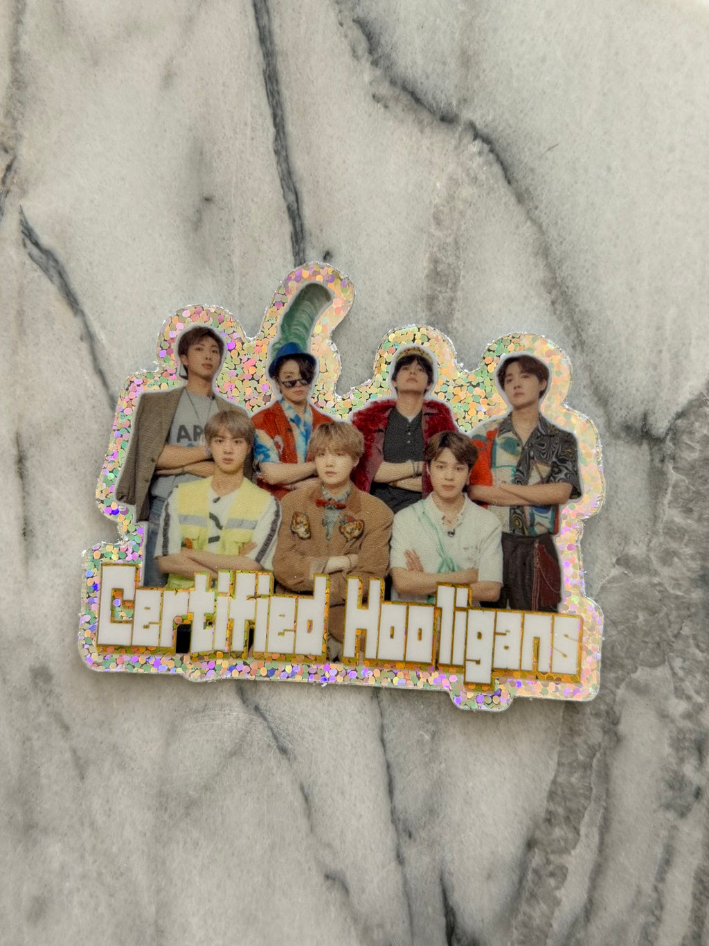 Certified Hooligans Glitter Sticker