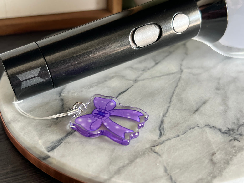 Purple Ribbon Project Phone/Light-stick Charm