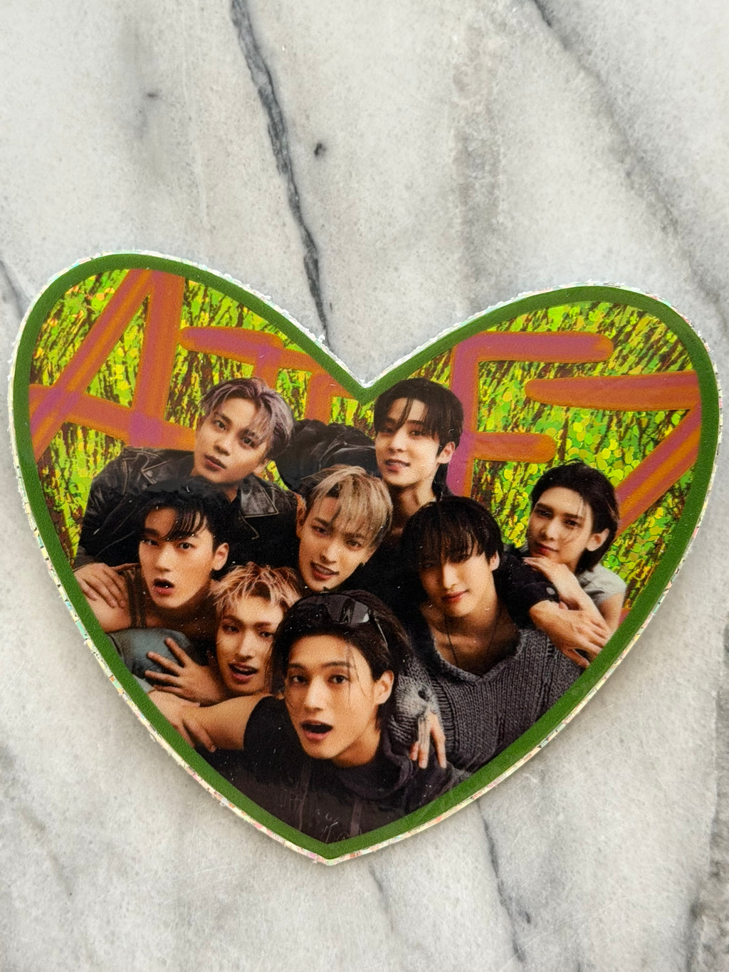 Ateez Group Photo Sparkle Sticker