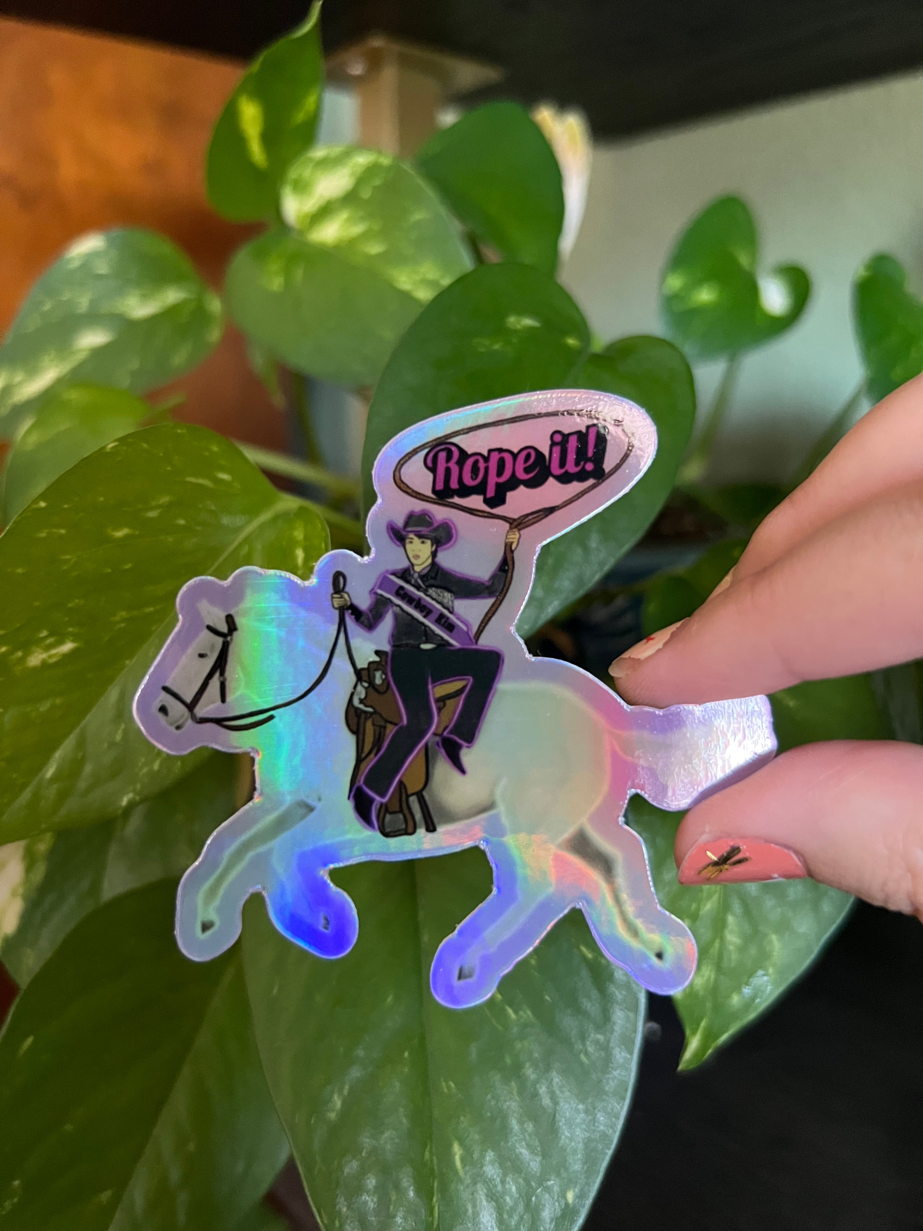 K-Pop Cowboy Kim “Rope It” Sticker