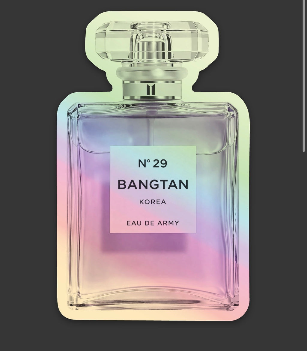 No. 29 Holographic Perfume Bottle Sticker Limited Release