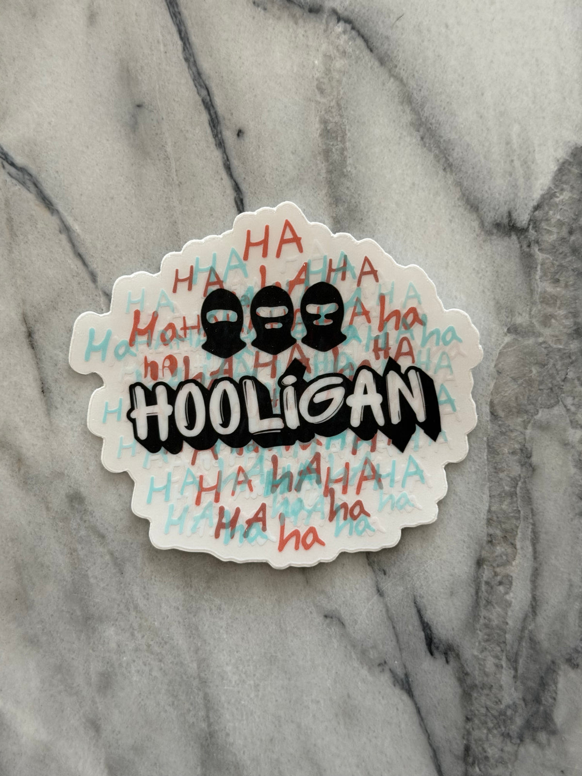 Hooligan Clear Cut Sticker