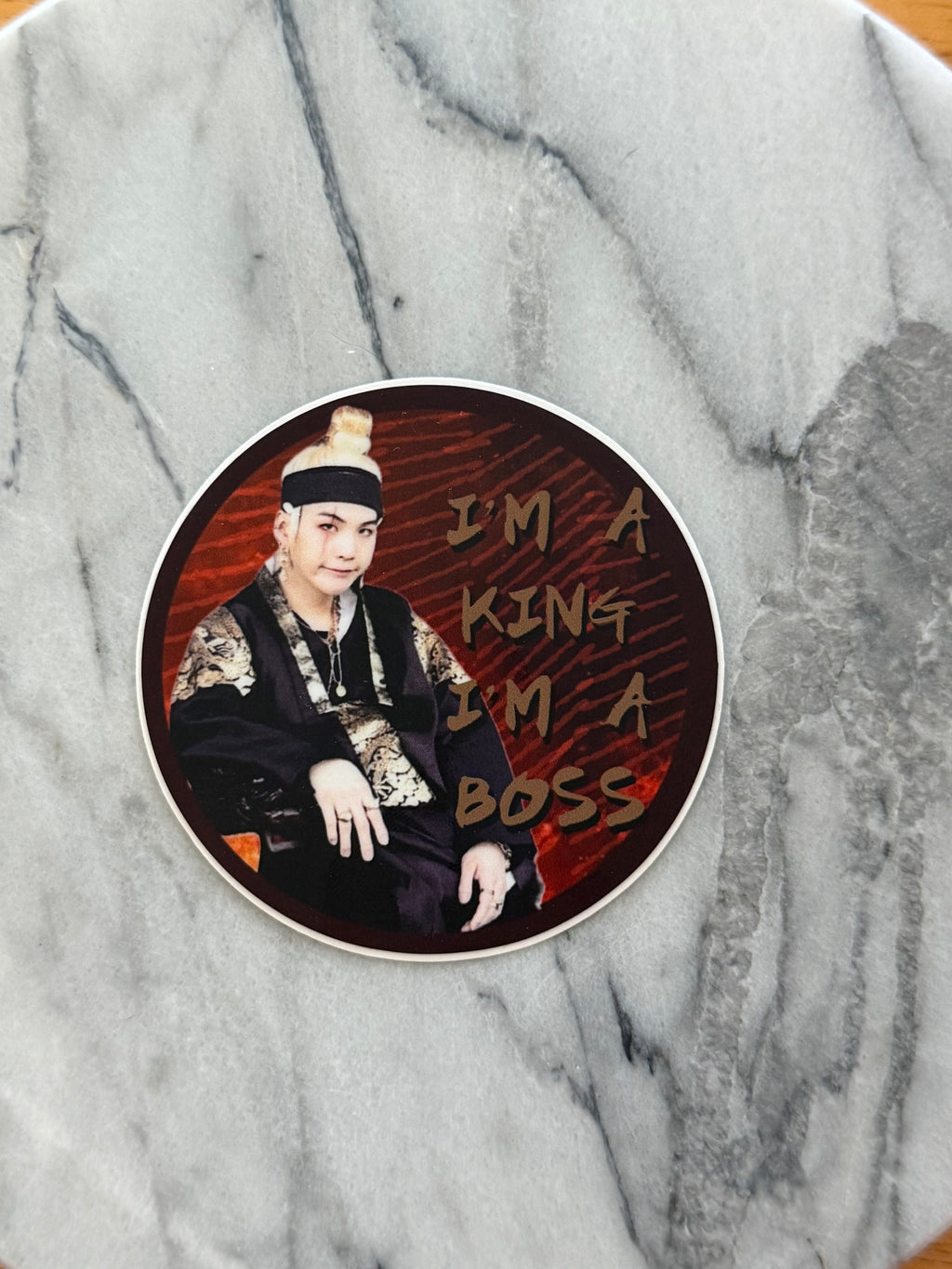 New Design Boss King Rapper Sticker