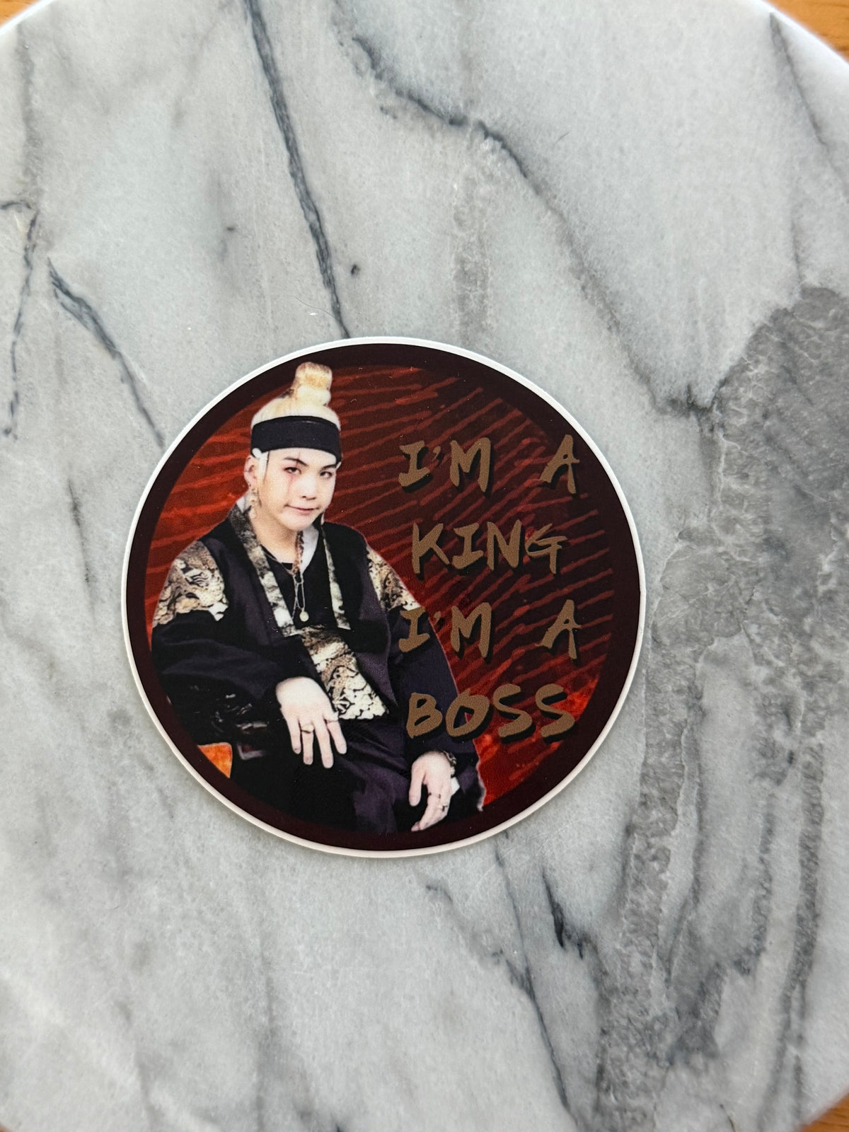 New Design Boss King Rapper Sticker