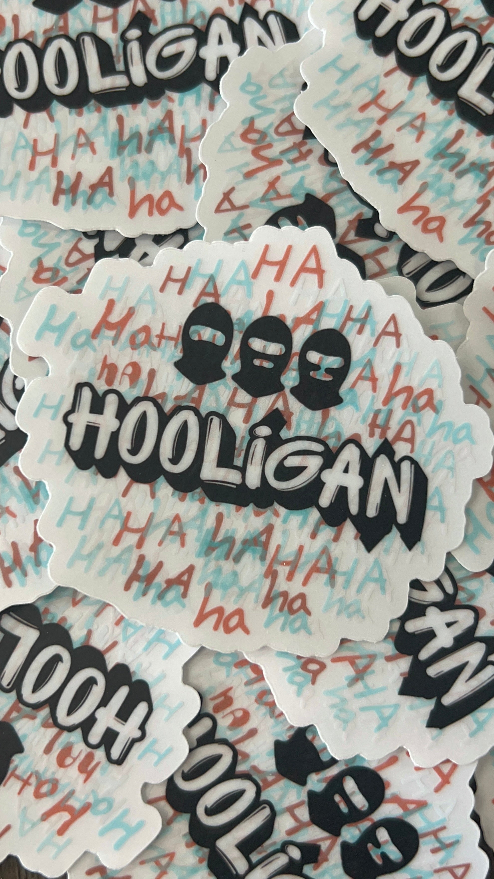 Hooligan Clear Cut Sticker