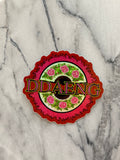 Ddaeng Korean Fan Design Sticker