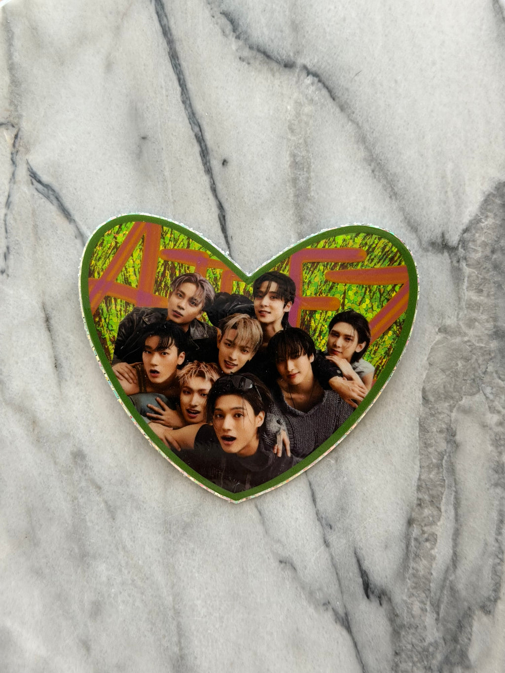 Ateez Group Photo Sparkle Sticker