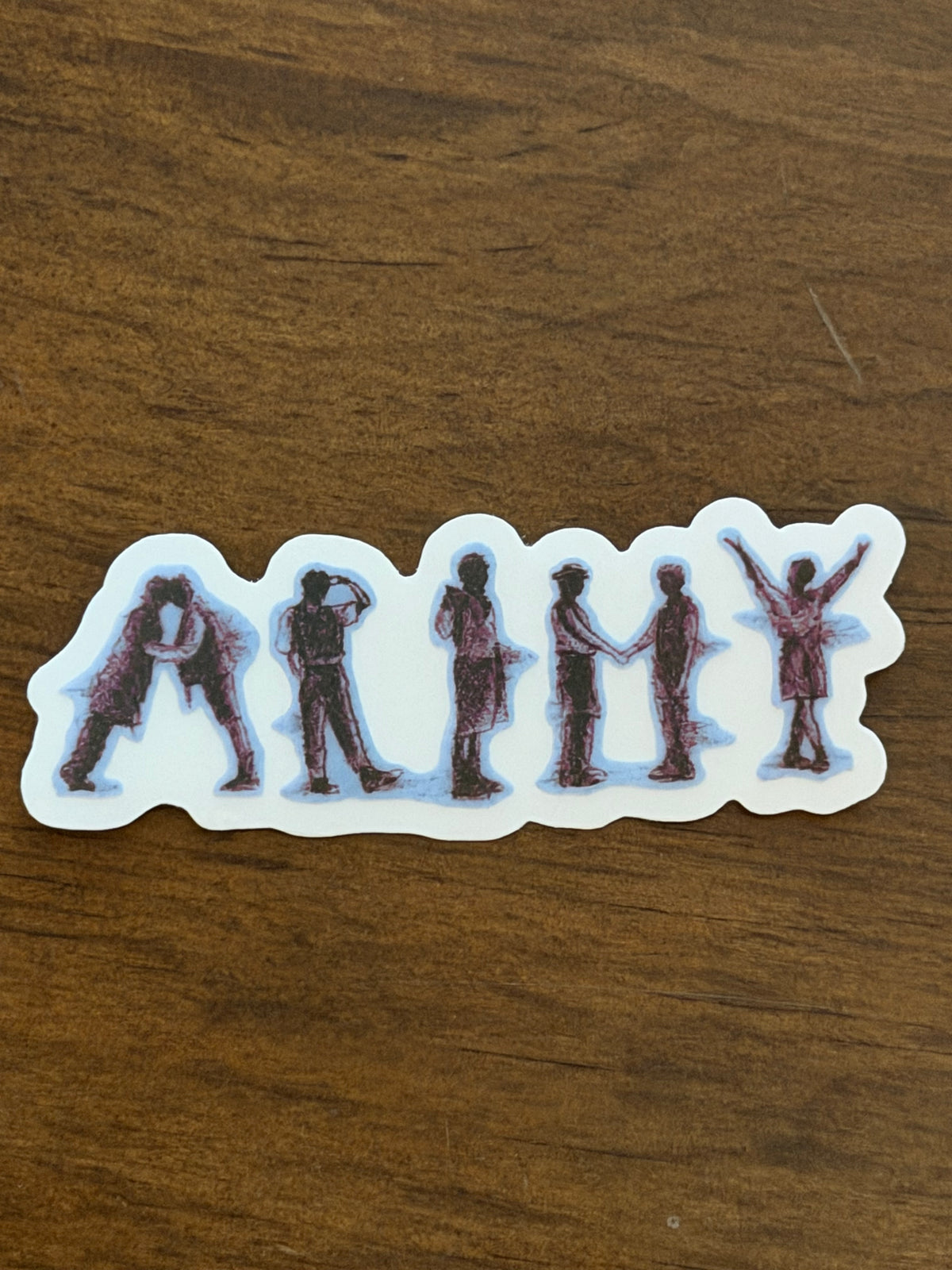 A-R-M-Y Tattoo Clear Vinyl Sticker