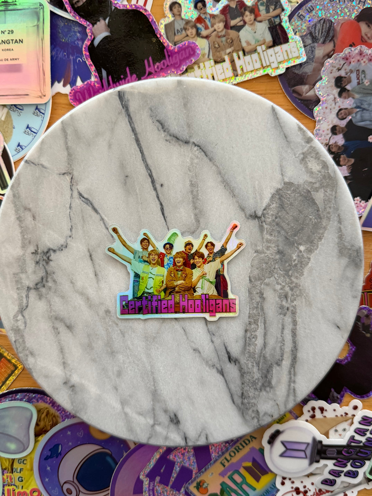 Certified Hooligans Holographic Sticker