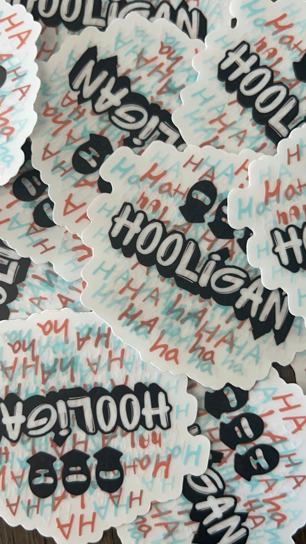 Hooligan Clear Cut Sticker